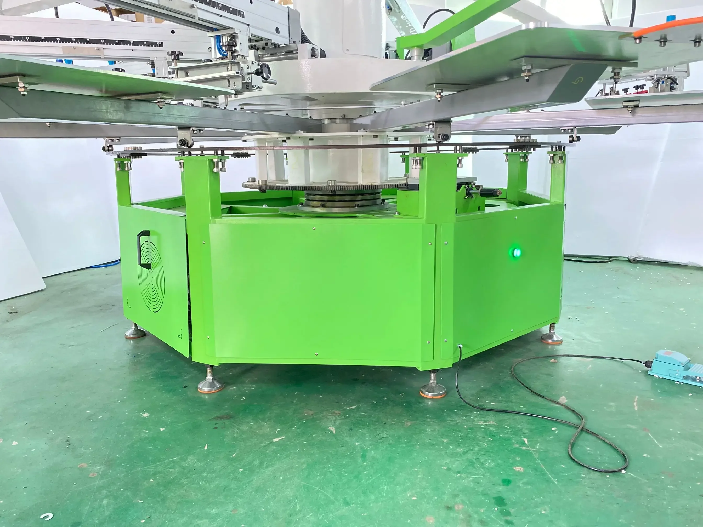 Picture 4: # Hot ForRotary Octopus 8 Color 12 Station Automatic T-shirt Silk Screen Printing Machine For Cloths Garment