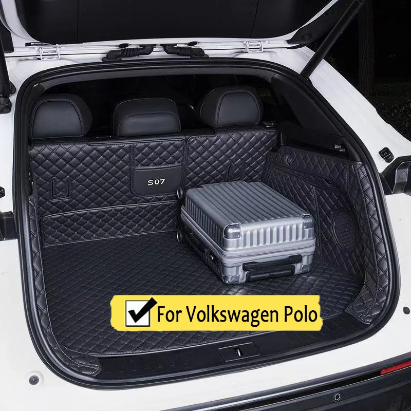 

Car Trunk Carpets Mat For Volkswagen vw Polo Hatchback 2024 2023 2022 2021 2020 2019 2018 2017 2016 2015 - 2006 Auto Accessories