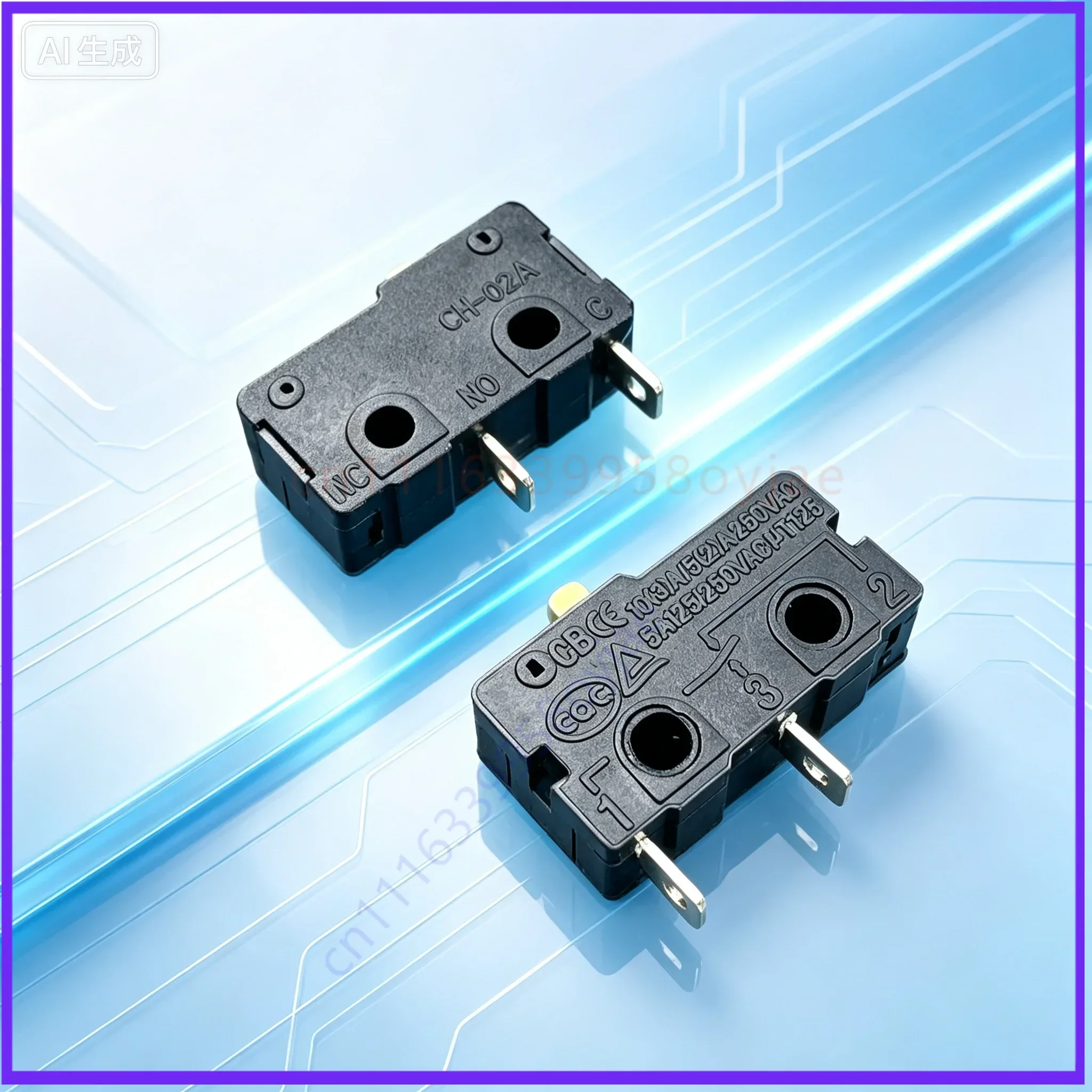 Mini CH-02A Micro Switch 2Pin NO 5A Limit Tact Button for CHANGHE  20pcs