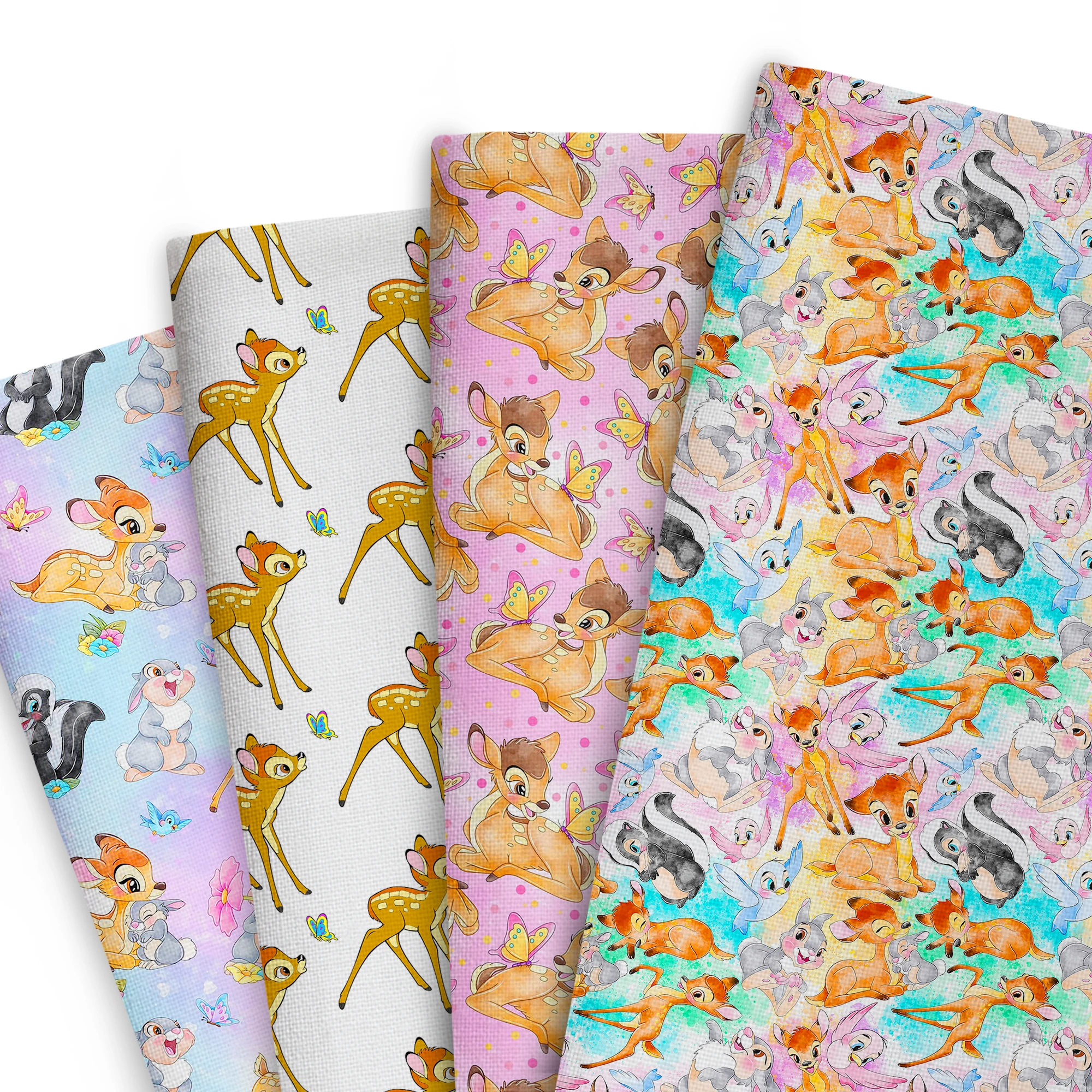 Tissu en polyester imprimé patchwork BEAST KINGOM, 50*145cm, pour couture, matelassage, travaux d'aiguille, matériel de bricolage fait main