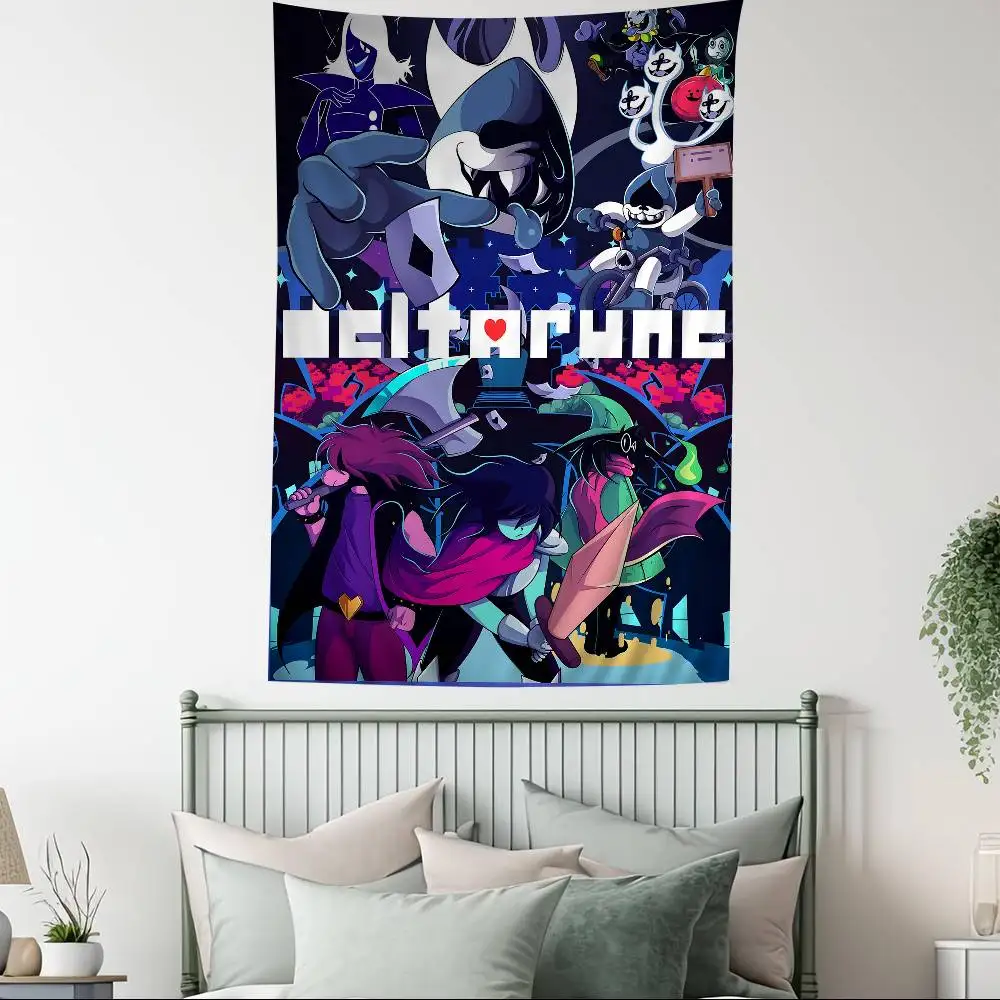 Deltarune Game DIY Wall Tapestry for Living Room Home Dorm Decor Wall Art Decor