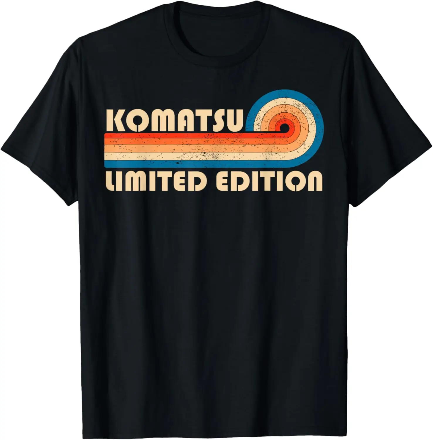 KOMATSU Surname Retro Vintage 80s 90s Birthday Reunion T-Shirt