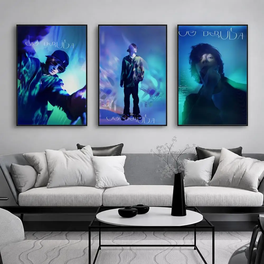 Russian Rapper O-Og B-Buda Poster Wall Art Print Sticker for Bedroom Living Room Dorm Office Modern Home Decor