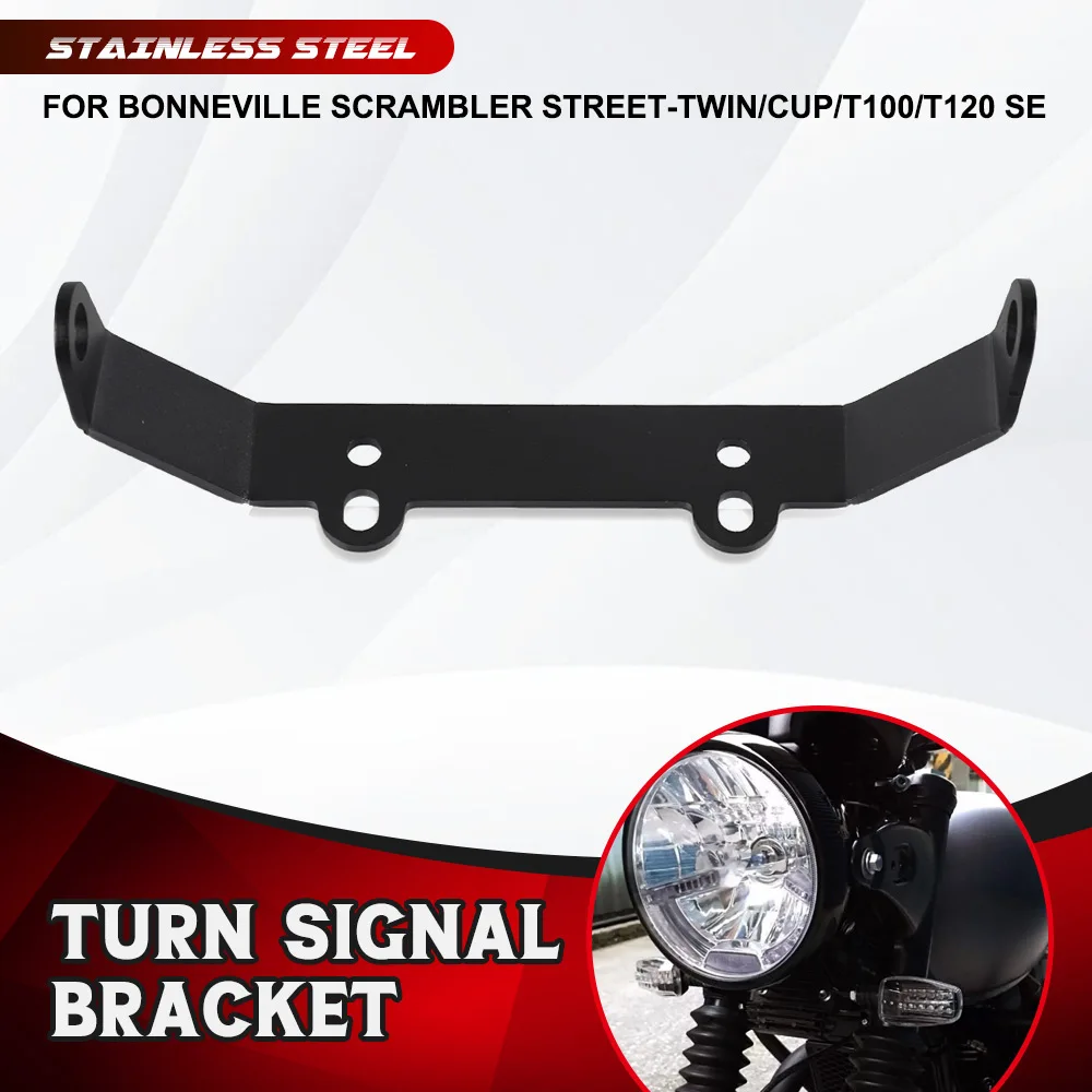 

Для Bonneville Scrambler Street-Twin/Cup/T100/T120 SE передний индикатор мотоцикла, кронштейн указателя поворота, передний кронштейн для перемещения