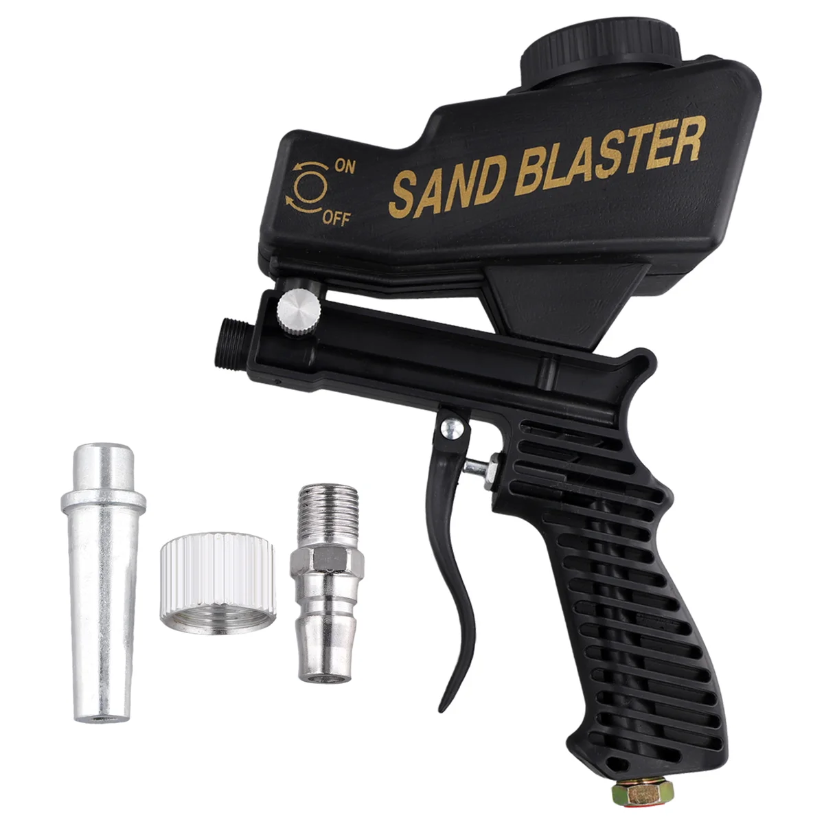 

A98U Sandblasting Tool Portable Adjustable 90psi Handheld Pneumatic Blasting Tool Set Small Sand Blasting Machine