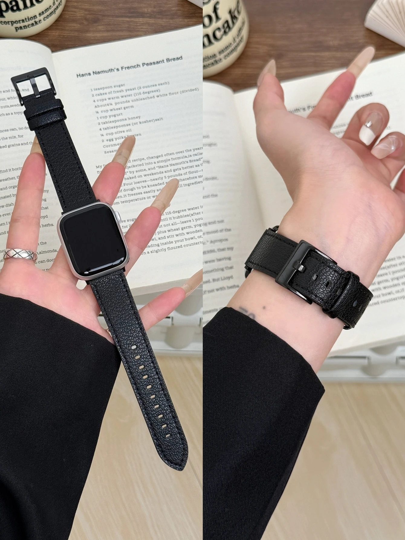 Leather Loop For Apple Watch Band For Women Sport Correa 38mm 40mm 41mm 42mm 44mm 45mm 46mm 49mm , Strap For IWatch