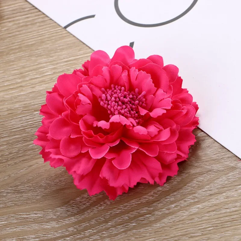 Huanzhi Rose rot übergroße Blume Haars pangen hell übertrieben Enten schnabel Clips Party verkleiden Haarschmuck für Frauen Mädchen
