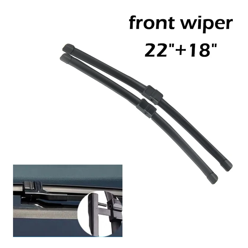 Wiper Front Rear Wiper Blades Set For Opel Astra H 5 door Hatchback 2004-2009 Windshield Windscreen Window 22