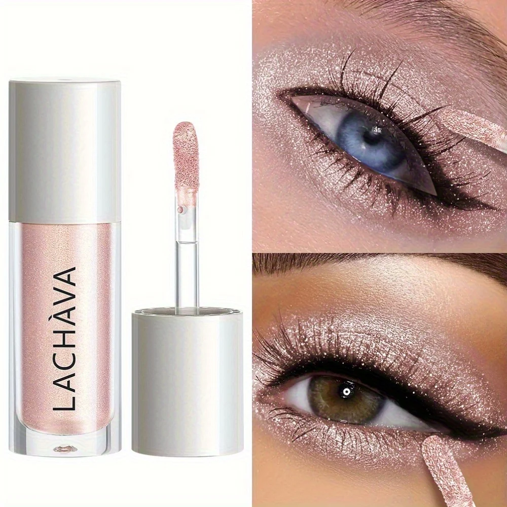 Cienki brokatowy cień do powiek w płynie, trwały, bez rozmazywania, wodoodporny i odporny na pot, trwały, Fine flash