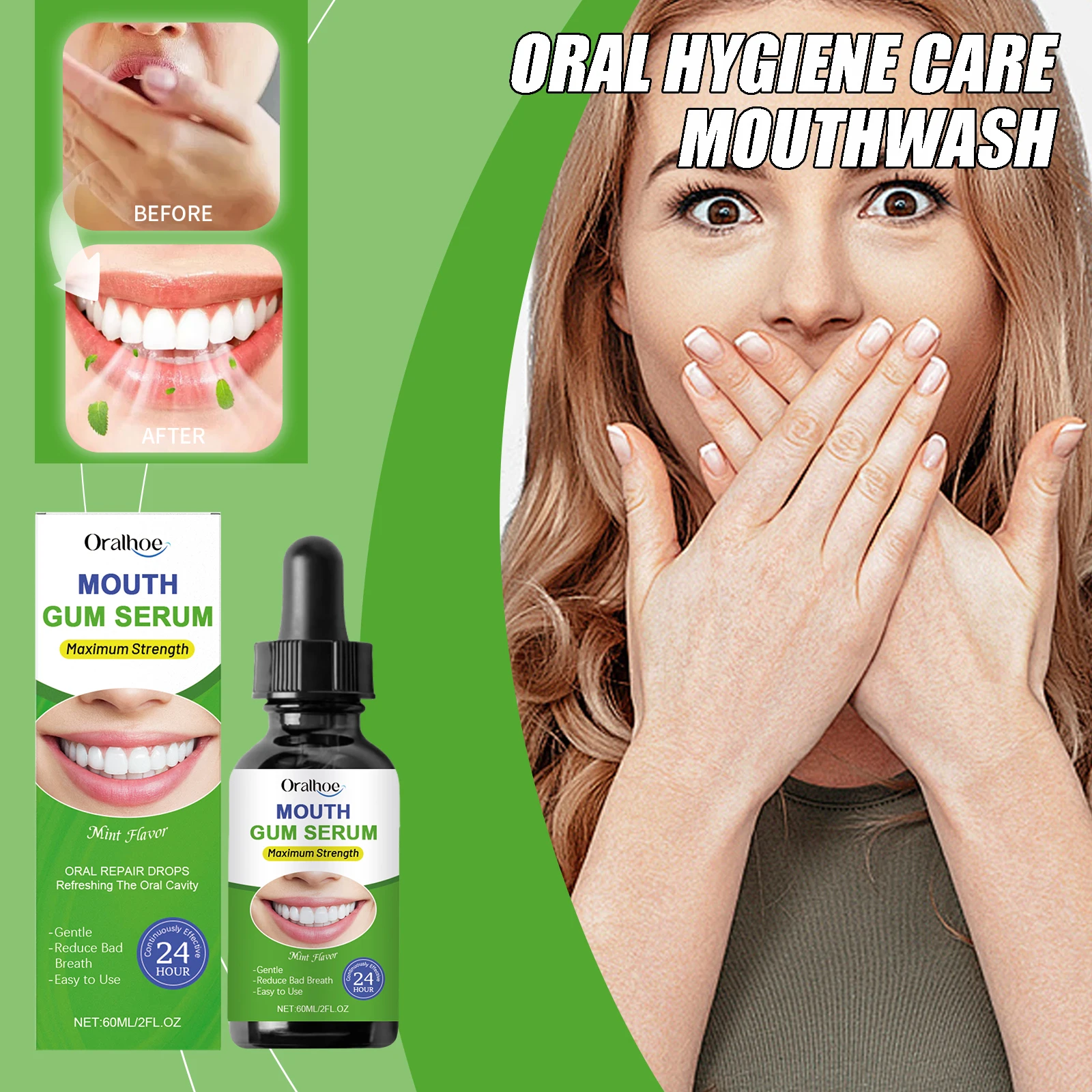 

Coconut Mint Pulling Oil Mouthwash Coconut Pulling Oil Mouthwash Lasting Fresh Alcohol-Free Oral Hygiene Cleaning Mint Mouthwash