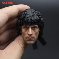 1/6 Scale First Drop of Blood Rambo God of the Jungle Male Head Sculpt Carved Accessory Model for 12'' Body