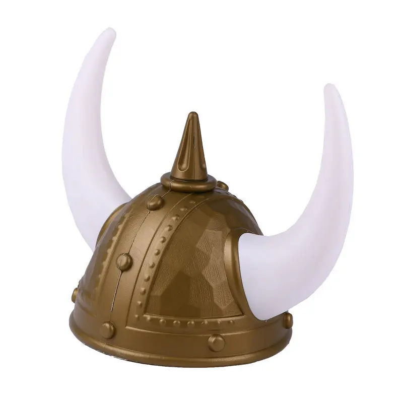 Sombrero de cuerno de toro pirata Vikingo, sombrero de Guerrero romano antiguo, sombrero de samurái, casco de guerrero, accesorios de rendimiento de fiesta de Cosplay de vacaciones y graduación