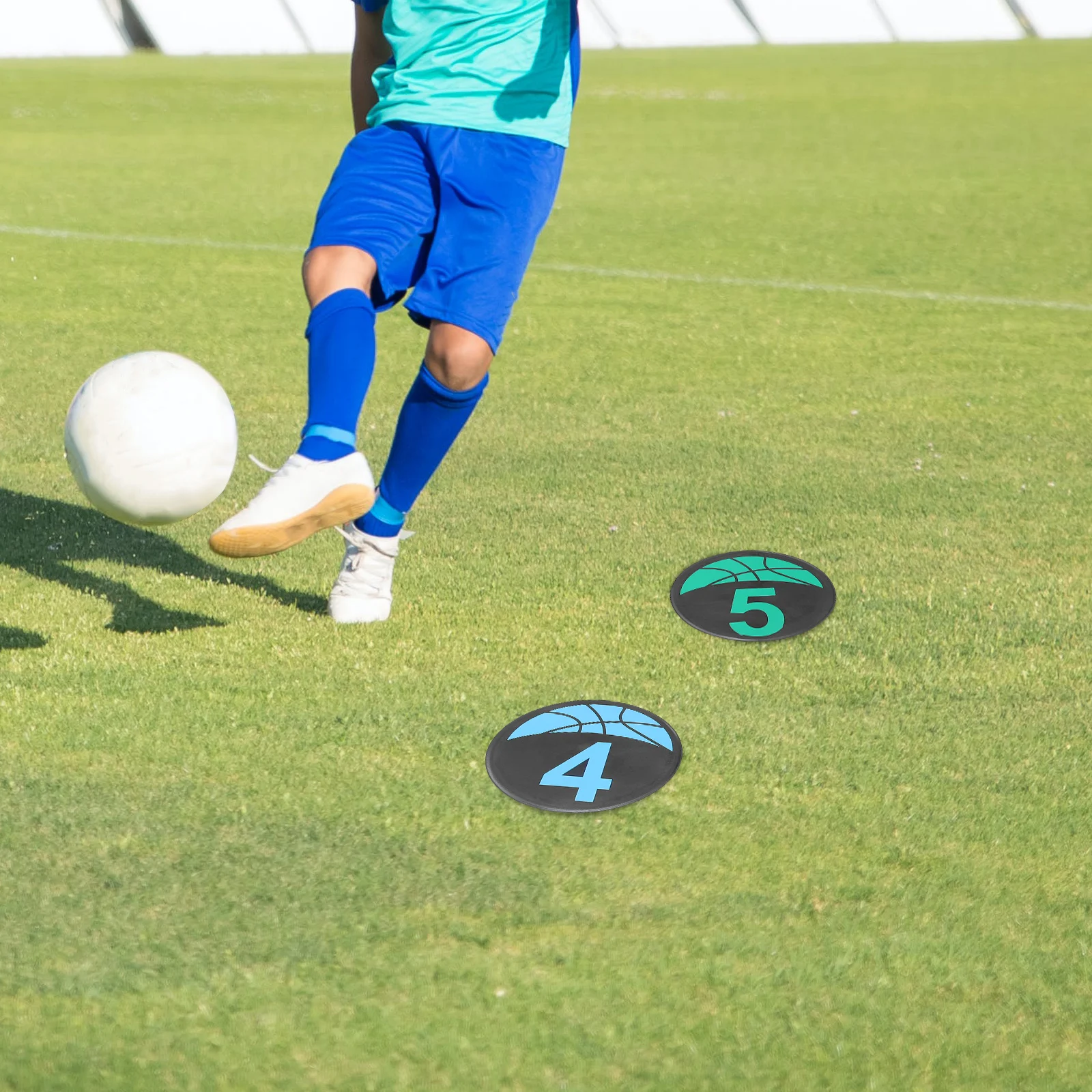

Digital Logo Plate Number Spots Football Soccer Training Equipment Numbered Markers Disc Gym Obstacle Exercising Sign Discs