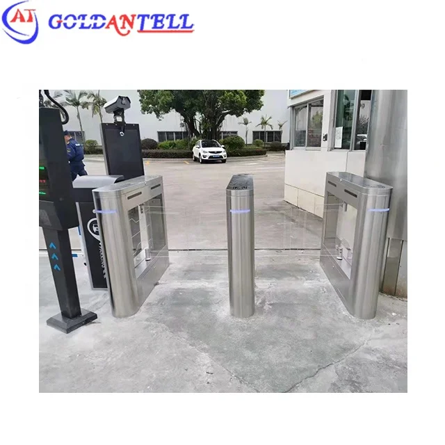 

High Safety Pay Entry Ticket System Waterproof Swing Turnstile Gate with Face Recognition
