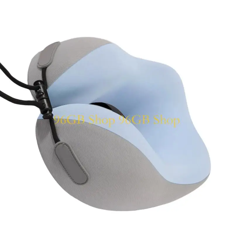 

96GB Memory Foam Travel Pillow Ensures Neck Support Comfort Cushion Suitable for Comfortable Travel & Home Use Long Journeys