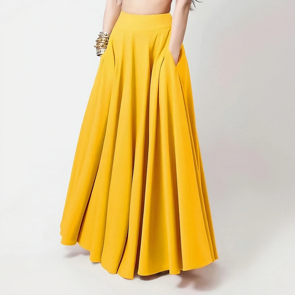 

Women's Skirts Summer Elegant Chic 2025 Decent Graceful Plain A-line Maxi Casual Skirts