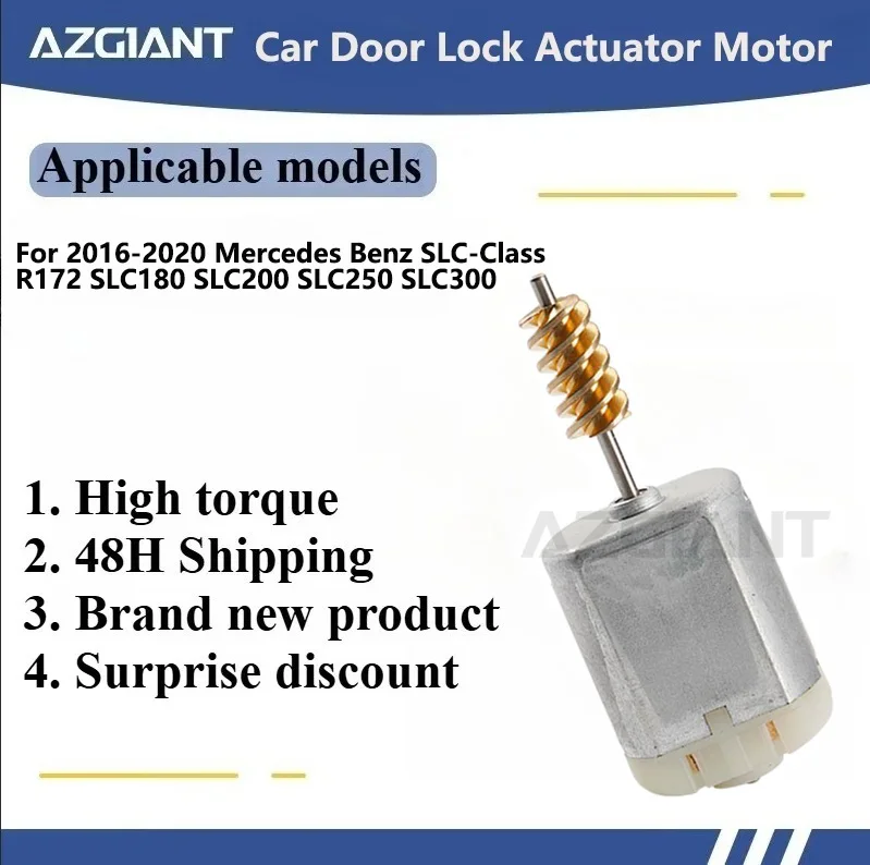 

AZGIANT FC-280SC-20150 Car door lock motor for Mercedes Benz SLC-Class R172 SLC180 SLC200 SLC250 SLC300 12500rpm DC12V car parts