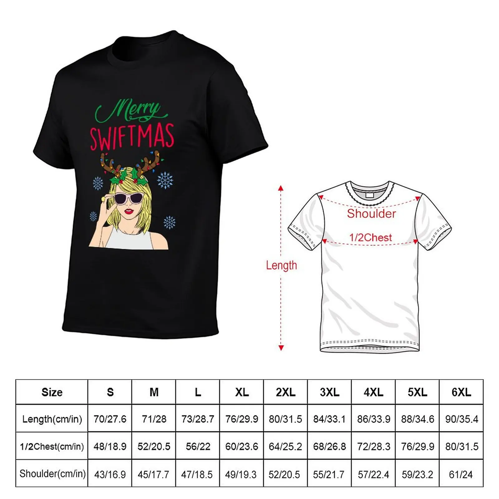 Merry Swiftmas T-Shirt t shirt personalised t shirt man cotton man t shirts for men T-Shirt