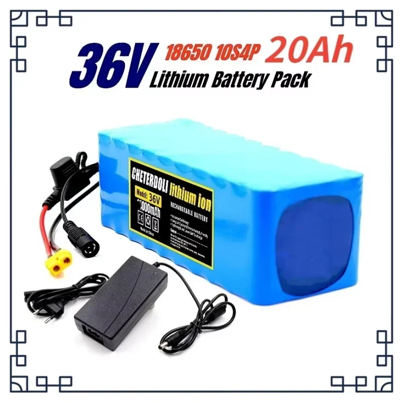 전기 스쿠터 리튬 배터리 18650 배터리 팩, 10S4P, 36V, 20000mAh, 36V, 20Ah