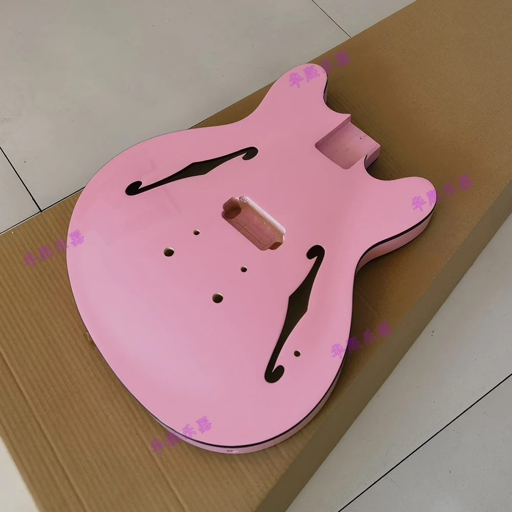 Custom high quality Starcaster electric guitar body,Black edge,Support customization