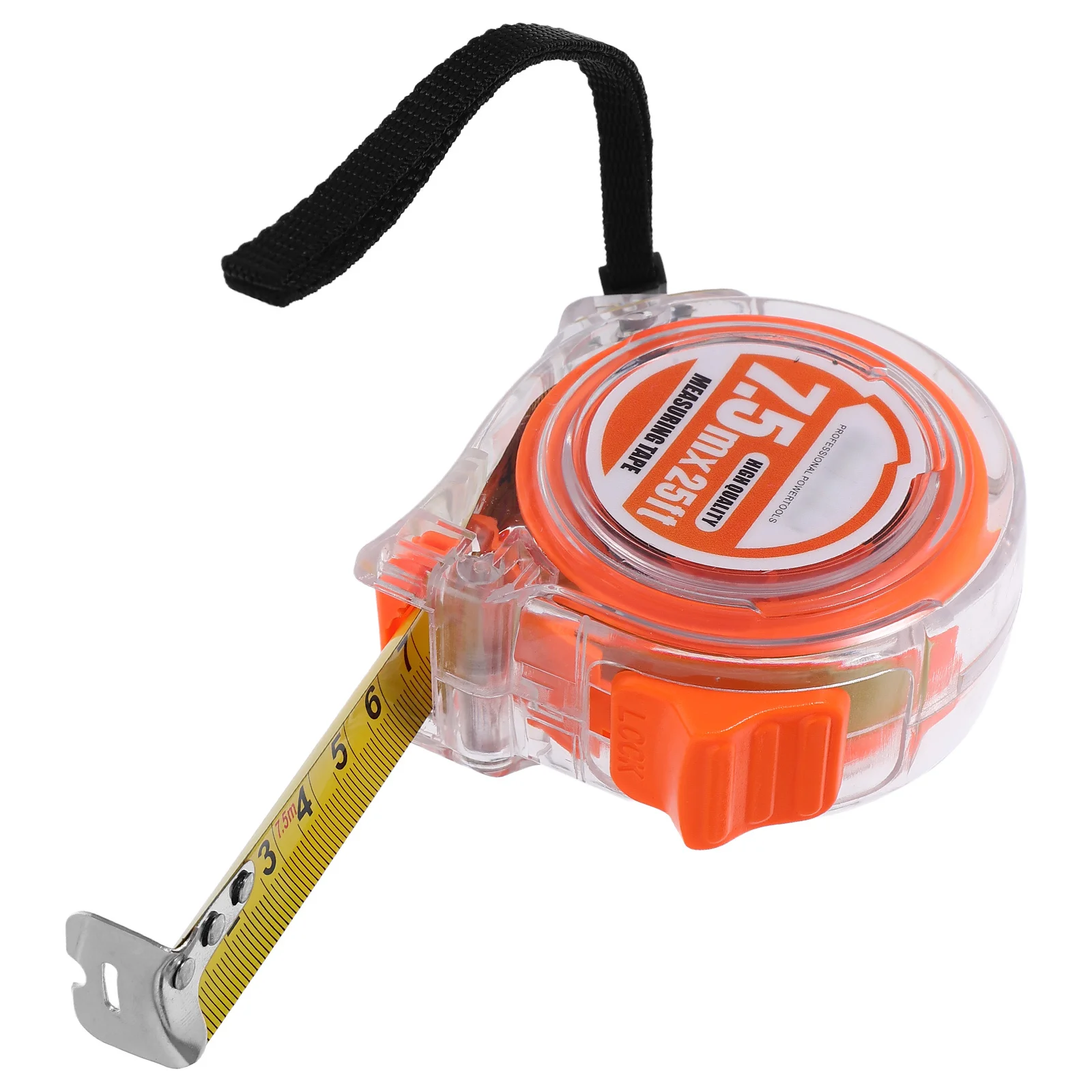 

5m Transparent Flexible Tape Measure with Metric and Inch Marks for Sewing Crafting Interior Design Handy Reliable Essential