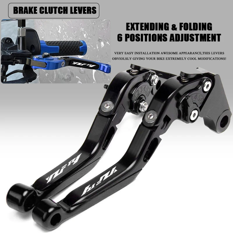 25 Colors CNC Aluminum Adjustable Folding Motorcycle Brake Clutch Levers For YZF R1 YZFR1 YZF-R1 2004 2005 2006 2007 2008