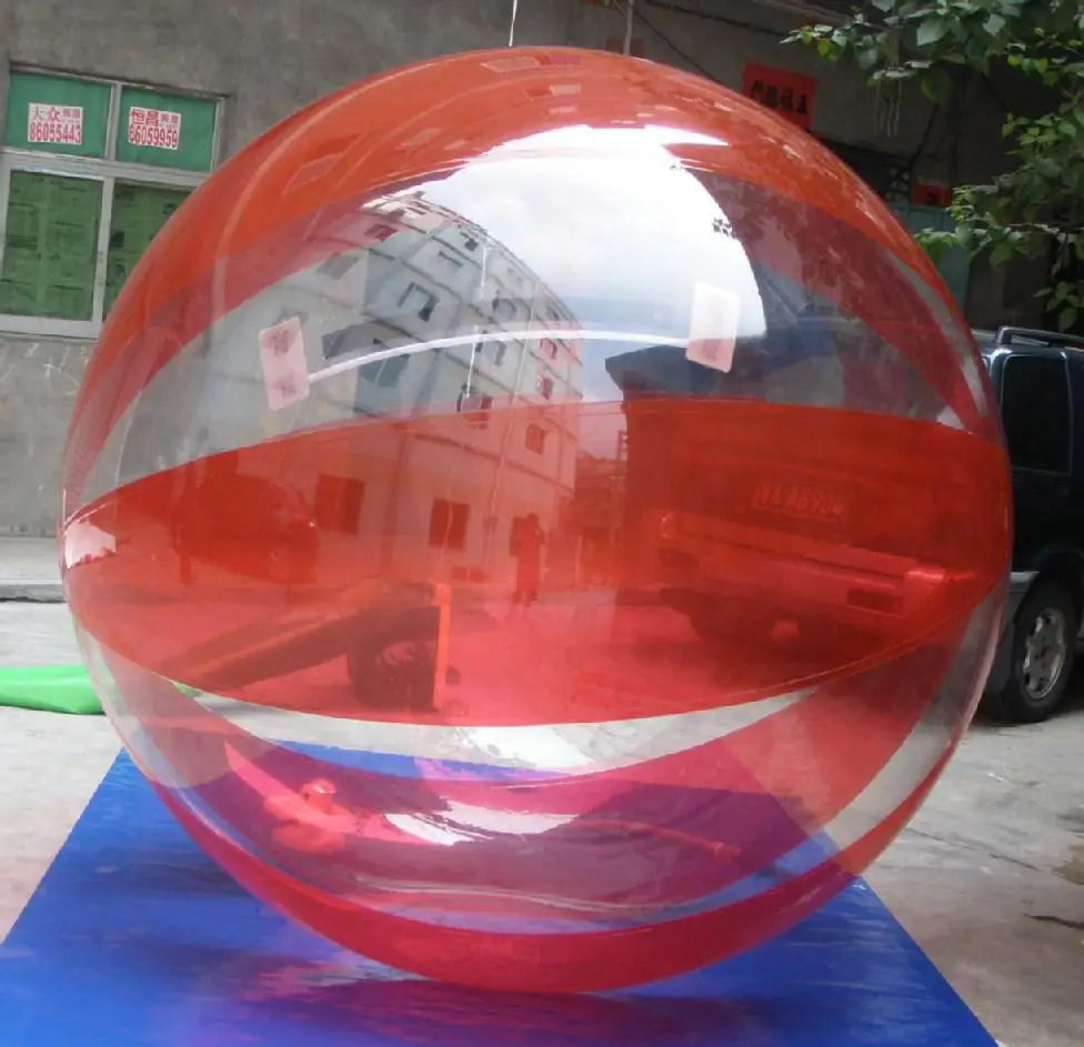 

2m Water Park Walking Water Ball Inflatable Human Inside Dacing Balloon Zorb Hamster Balloon Running Water Bubble Ball For Sales