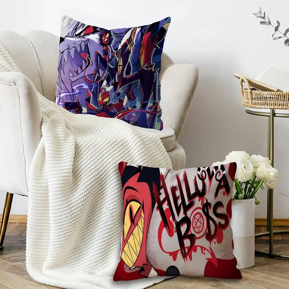 Anime H-Helluva Boss Lucky Dragon pillow cover sofa cushion cover home room decoration children gift