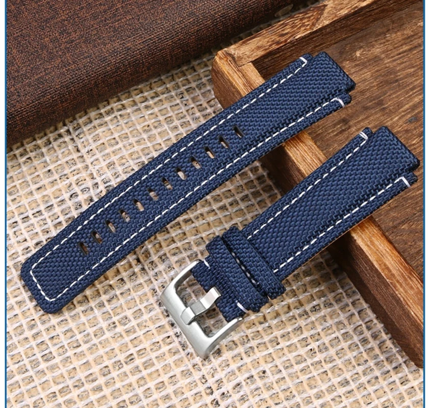 24*16MM Bracelet For Timex Tidal Compass Canvas Watch Strap T2N721 TW2T76500 76300 TW2T6400 Men\'s High-quality Nylon Watch band