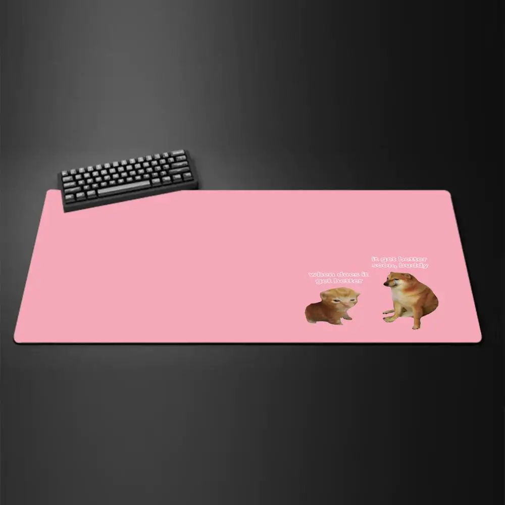 Natural Rubber Mouse Pad Multi-Size non-slip Gaming mouse pad Gamer E-Sports Mouse Mat Game Mechanical Keyboard XXL Desk Mat