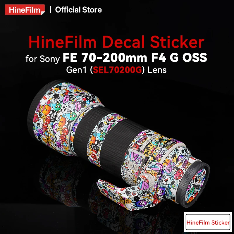 

Hinefilm Skin for Sony FE70-200F4 Gen1 Lens Sticker 70200F4 Lens Decal Skin FE70-200 F4 G Lens Protector Wrap Cover 70 200