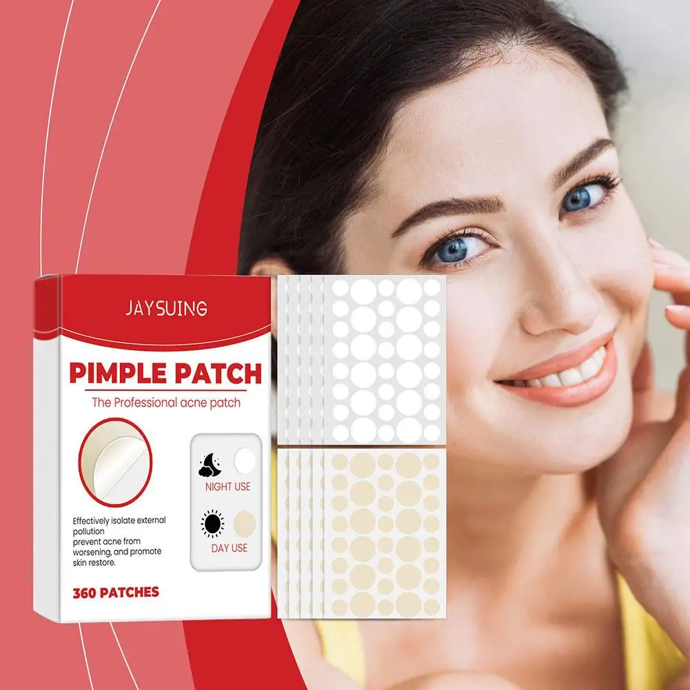 288/360PCS Acne Pimple Patch Invisible Professional Healing Absorbing Spot Sticker Face Skin Care For Day Night Use K4M5