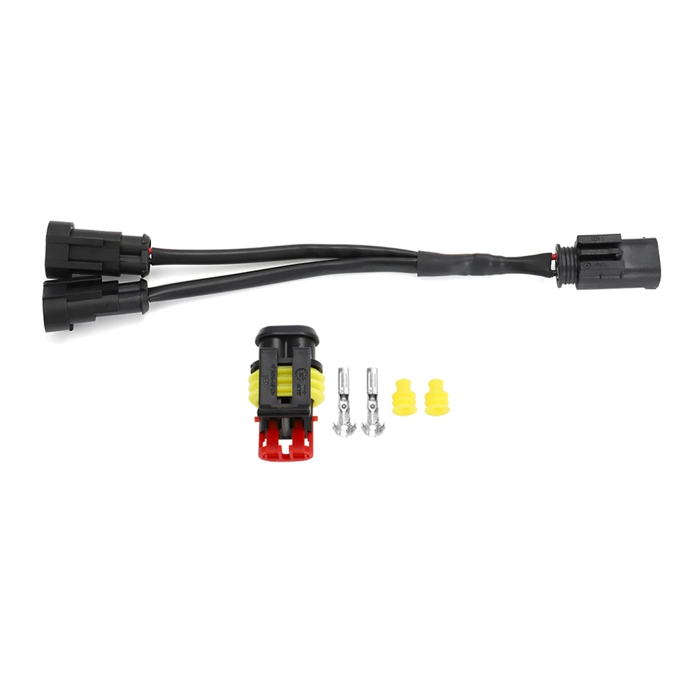 Y-Adapter 12V Outlet For BMW S1000 XR RR K1200 1250 K50 51 52 GS F750 850 900 611656 83300413585 Connector Accessory Motorcycle