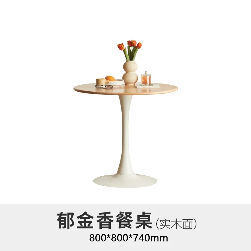 

Роскошный круглый журнальный столик для гостиной, минималистичный центральный журнальный столик в деревенском стиле, патио, салон, небольшая прочная мебель