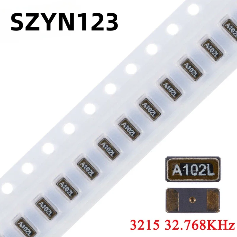 10Pcs/lot 3215 32.768KHz 32.768K Hz 32.768 Khz SMD Passive Crystal Oscillator ± 20ppm 12.5Pf FC-135 2Pin