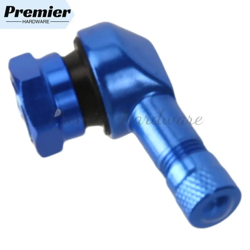 Motorcycle CNC Universal Orange 1PCS Rim Wheel Valve Stems Tire Tyre Cap 90 Degree For  RC SMC R SUPER SMT ADVENTURE RC