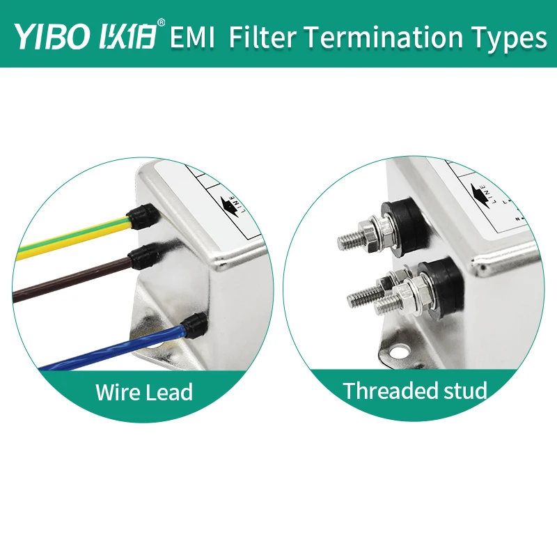 Filtro alimentatore CC YIBO 220 V anti-interferenza YB410D