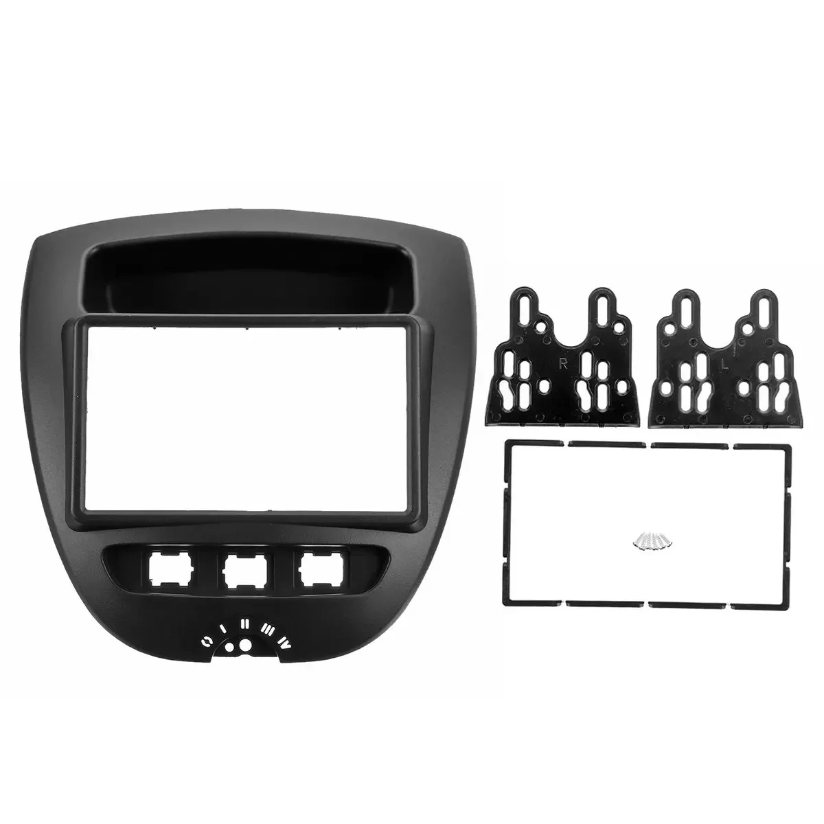 For Citroen C1 for Peugeot 107 Car Stereo Radio Fascia Panel Plate Frame CD Panel Dashboard Audio Frame - view 6
