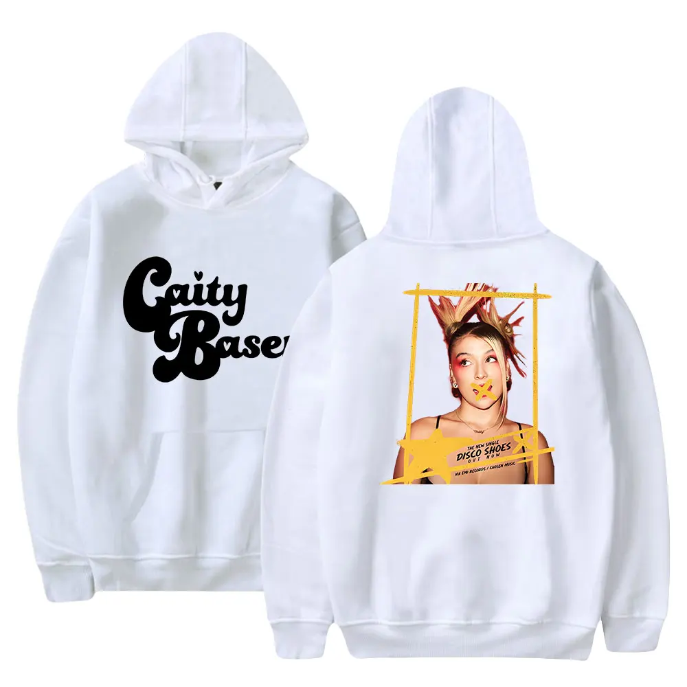 Caity Baser Hoodie Women Men Long Sleeve Pullover Hooded Sweatshirts Unisex Casual Streetwear Fashion Clothes