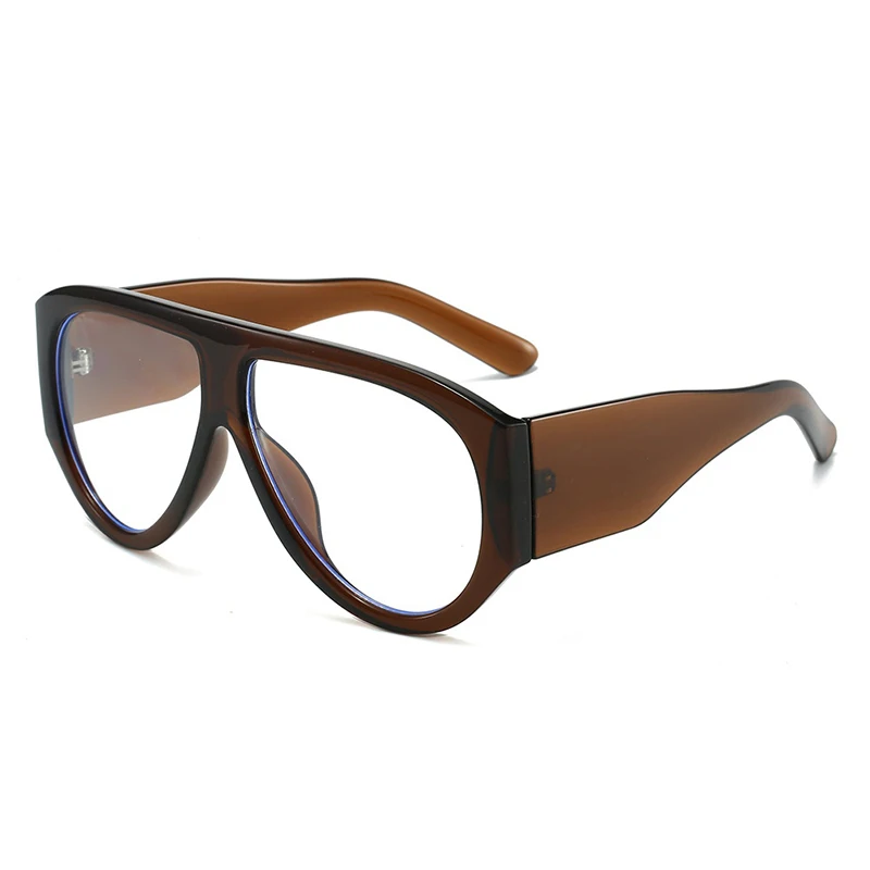 Big Frame Pilot Reading Glasses Frame Women Classic Oversized Prescription Eye Glasses Frame Brand Computer Eyeglasses Unisex