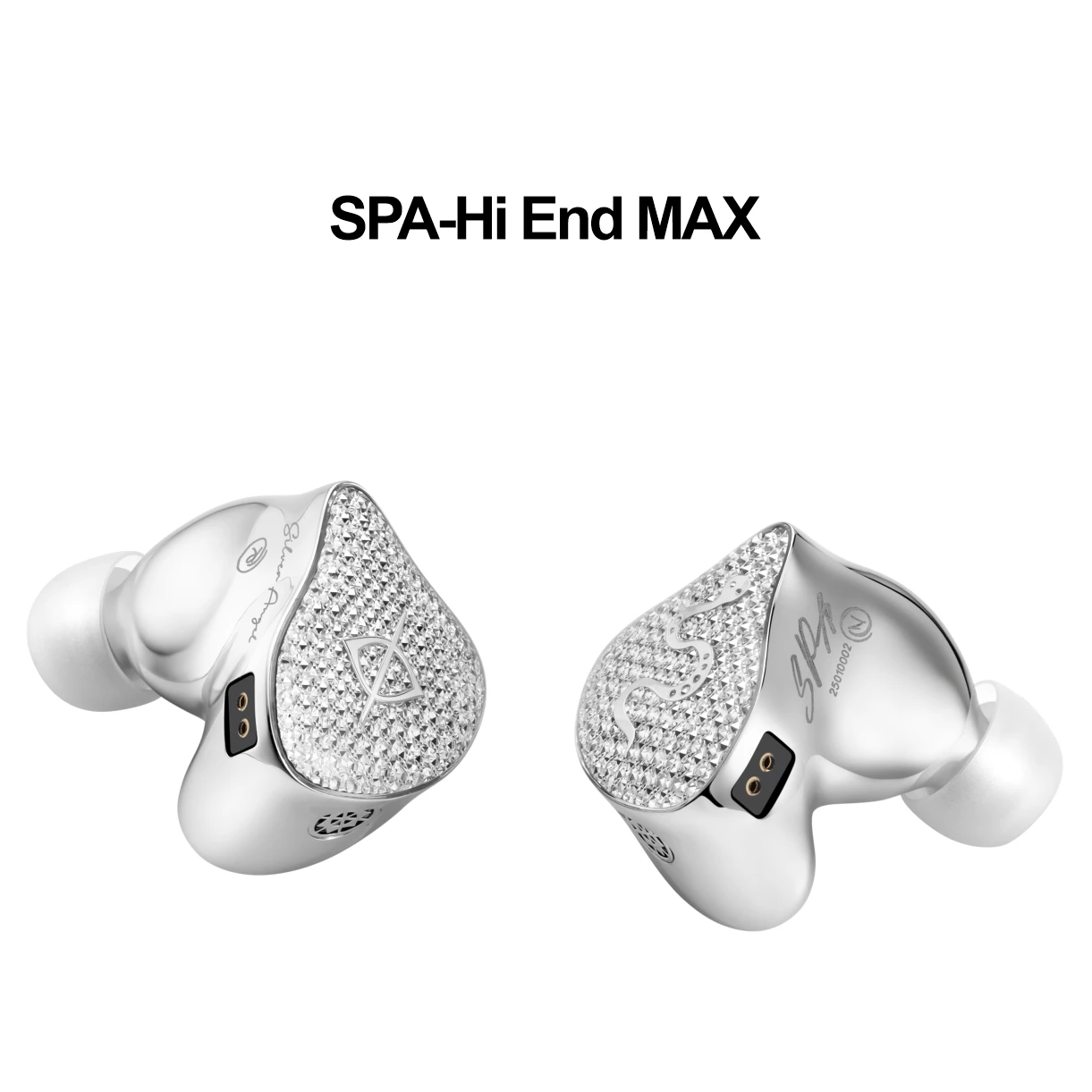 EarAcoustic Audio SPA-Hi Seri Akhir 11.4Mm Titanium Bola Emas Earphone IEM Atas Respon Frekuensi Ultra Lebar
