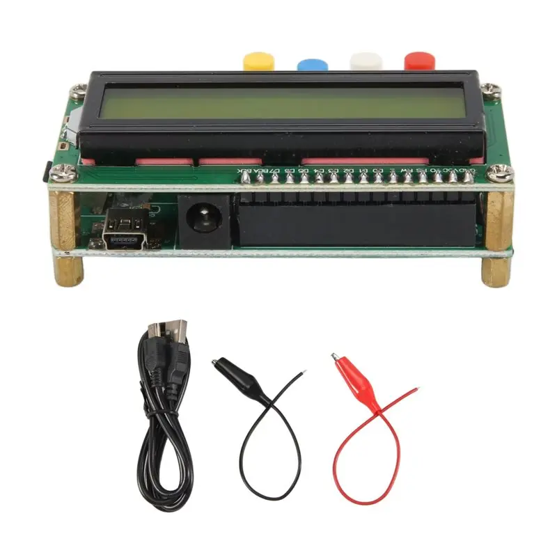Digital Capacitor Meter Inductance Capacitance L/C Meter LCD Capacitance Meter Tester Mini USB Interface With USB Cable-A74P