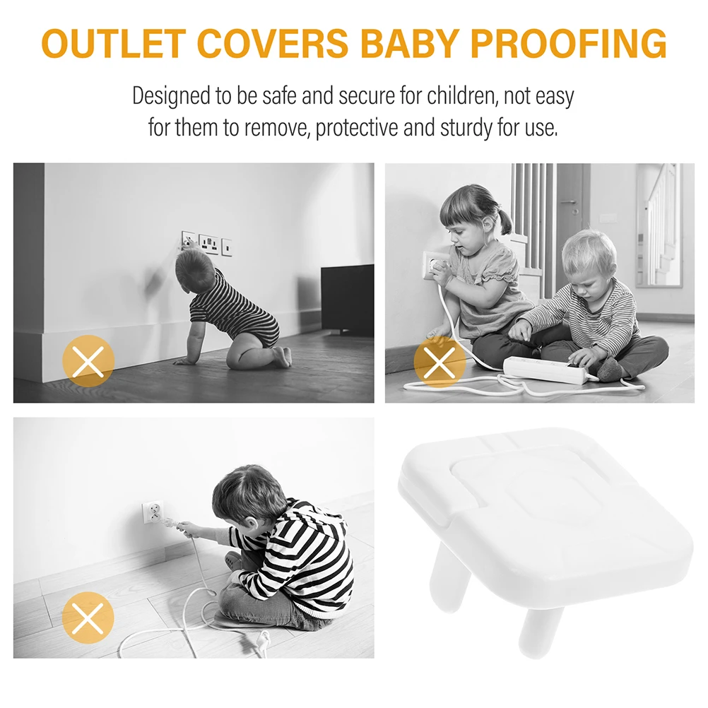 

15 шт., защитные чехлы для розеток, защитные колпачки для электрических розеток, комплект защиты от детей для защиты дома