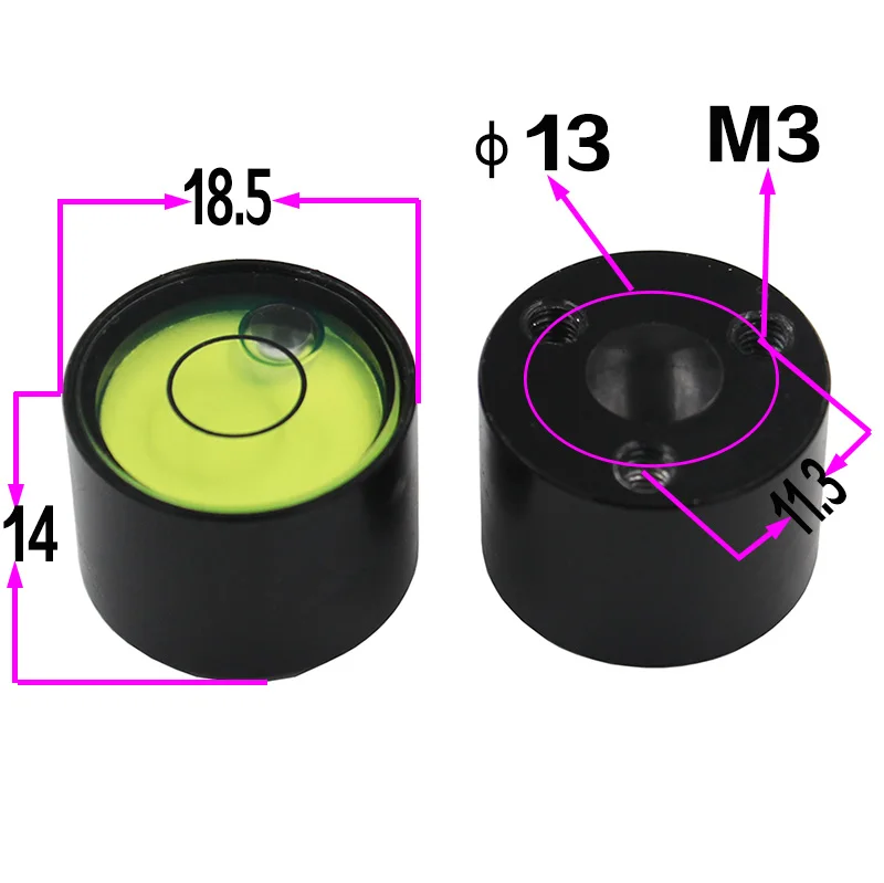 Metal Repair Bullseye Spirit Level Bubble Bead For Hi-target Carbon Fiber Rod Blister Accessories