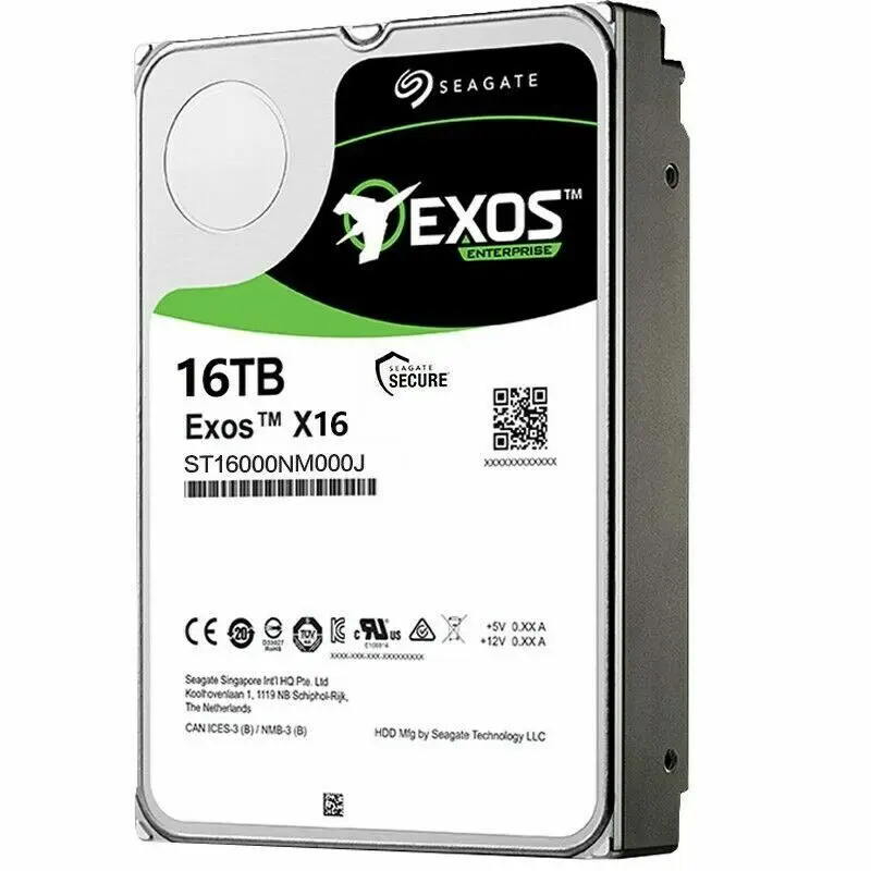 ST16000NM000J For SEAGATE EXOS X18 16TB SATA 6GB/s 7200RPM 256MB 3.5