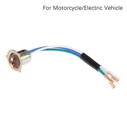Headlight Bulb Socket Lamp Holder Ignitor Wire Motorcycle Electric Vehicle Single Claw Headlight Lamp Holder