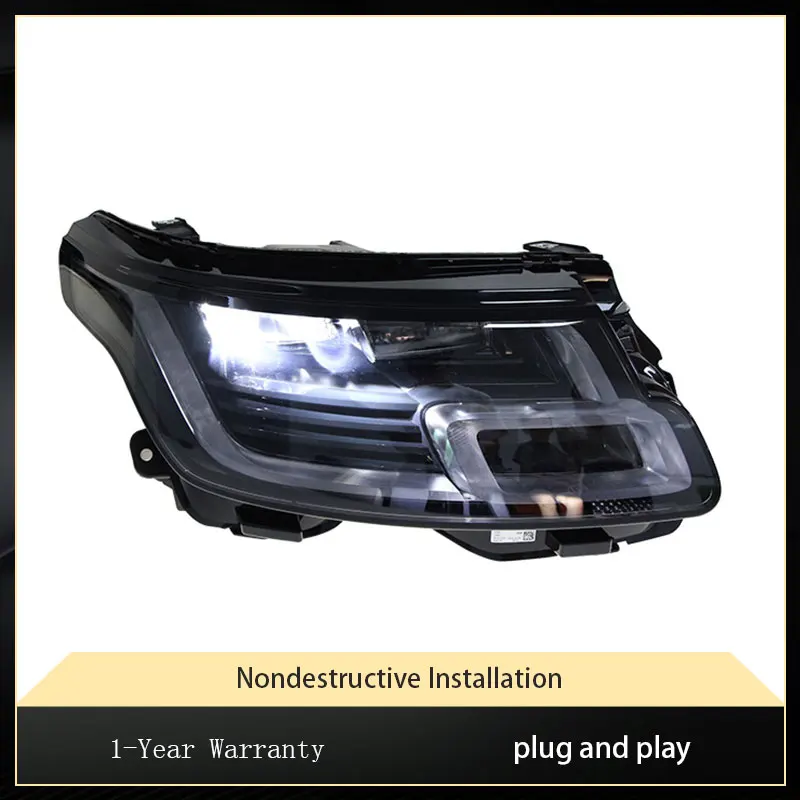 Car Lights for Land Rover 2013-2018 Range Rover Executive Full LED Projector Lens Front Light Head Lamp Accessories