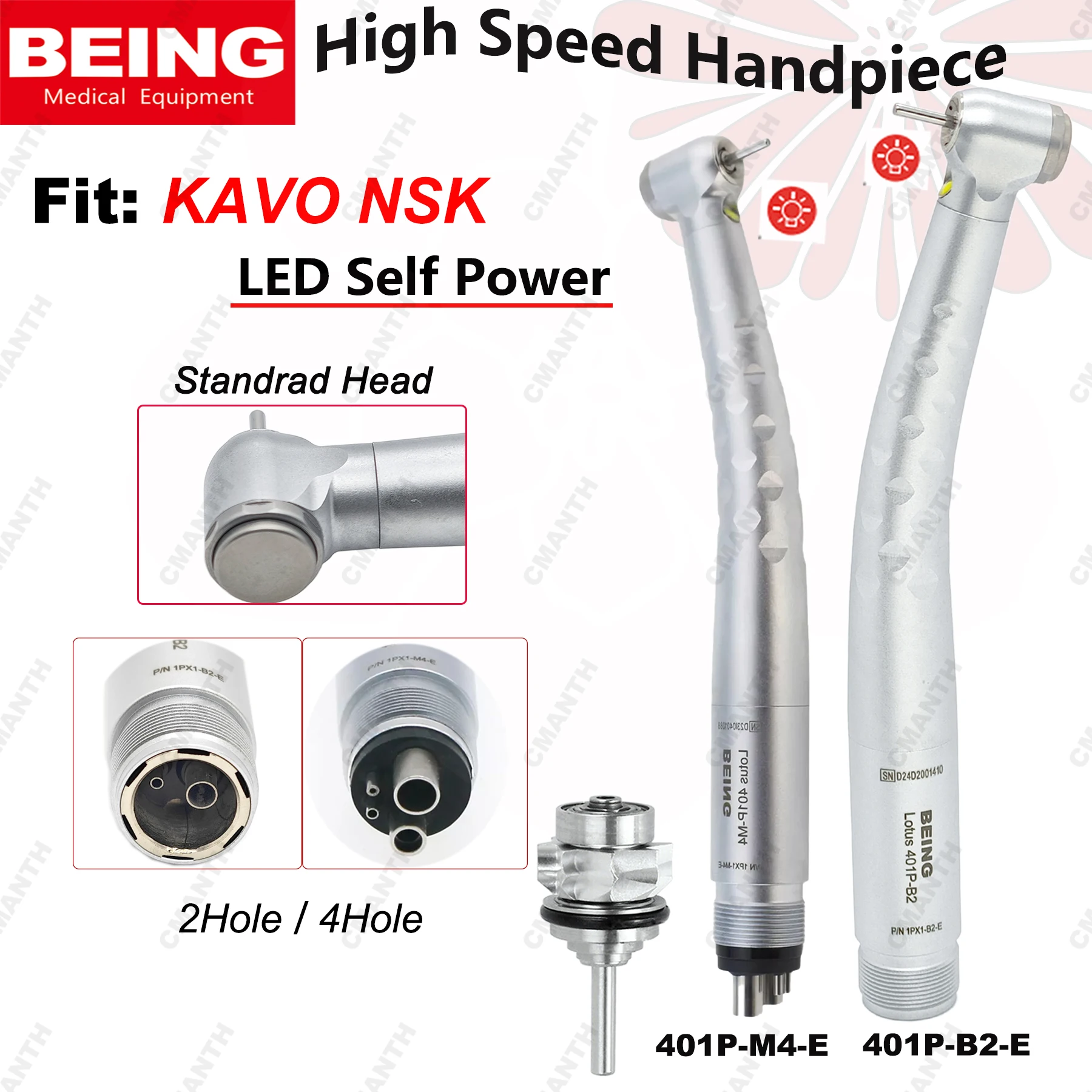オリジナル-being-歯科用-led-自己発電タービン高速ハンドピース標準ヘッド-2-4-穴フィット-nsk-kavo-歯科器具ツール