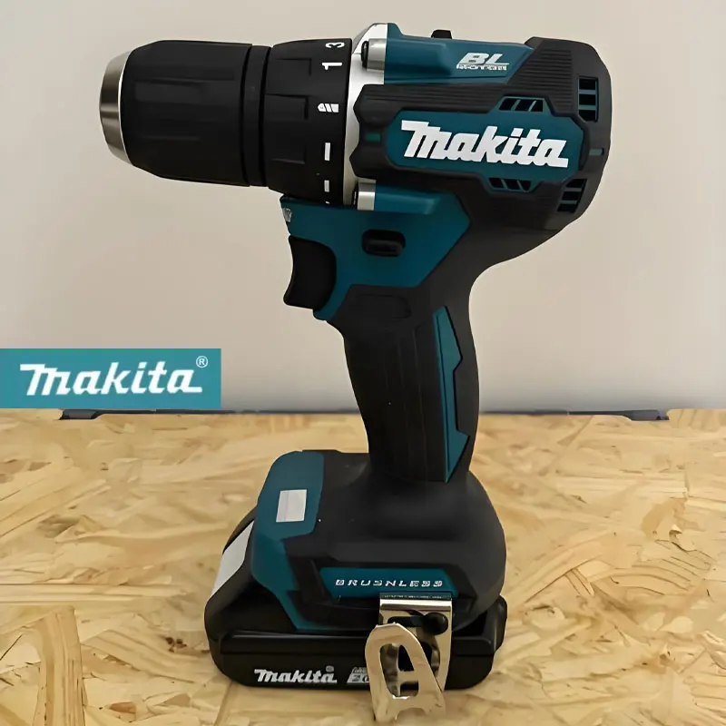 

️️Makita Original DDF487 Cordless Driver Drill 18V Brushless Electric Impact Screwdriver Rechargeable Power Tool