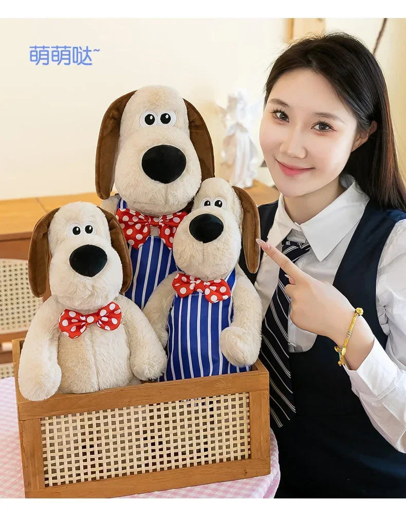 Große Größe 95 cm Gromit Plüsch Wallace Spielzeug Cartoon Hunde Anime Welpen Stoffpuppen Kawaii Room Decor Geburtstag Weihnachten Geschenk für Kinder